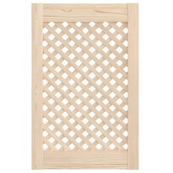 Ante con Design a Reticolo 2 pz 39,5x61,5 cm in Legno di Pino