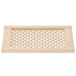 Ante con Design a Reticolo 2 pz 39,5x61,5 cm in Legno di Pino