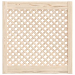 Ante con Design a Reticolo 2 pz 59,5x61,5 cm in Legno di Pino