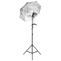 Kit per Studio Fotografico con Set Luci, Fondale e Riflettore