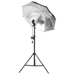 vidaXL Kit per Studio Fotografico con Set di Luci e Fondale