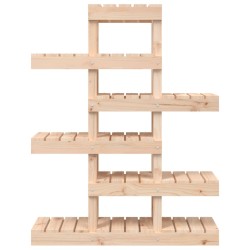 vidaXL Supporto per Piante 85x25x109,5 cm in Legno Massello di Pino