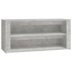 vidaXL Scarpiera Grigio Cemento 100x35x45 cm in Legno ingegnerizzato