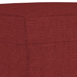 Panca Rosso Vino 70x35x41 cm in Tessuto