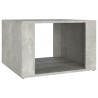 vidaXL Comodino Grigio Cemento 57x55x36 cm in Legno ingegnerizzato