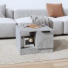 vidaXL Tavolino da Salotto Grigio Cemento 50x50x36cm Legno ingegnerizzato