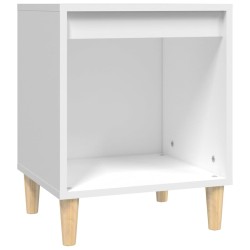 vidaXL Comodino Bianco 40x35x50 cm in Legno ingegnerizzato