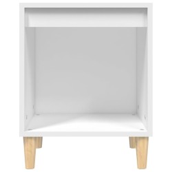 vidaXL Comodino Bianco 40x35x50 cm in Legno ingegnerizzato