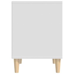 vidaXL Comodino Bianco 40x35x50 cm in Legno ingegnerizzato