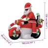 vidaXL Babbo Natale Gonfiabile con LED 156 cm