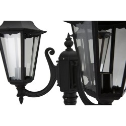 Smartwares Lampione da Giardino a 3 Luci 180 W Nero 220cm CLAS5000.036