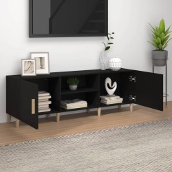 vidaXL Mobile Porta TV Nero 150x30x50 cm in Legno ingegnerizzato