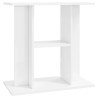 Supporto Acquario 60x30x60cm in Legno ingegnerizzato Bianco Lucido