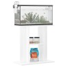 Supporto Acquario 60x30x60cm in Legno ingegnerizzato Bianco Lucido