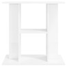 Supporto Acquario 60x30x60cm in Legno ingegnerizzato Bianco Lucido