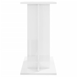 Supporto Acquario 60x30x60cm in Legno ingegnerizzato Bianco Lucido