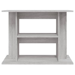 Supporto Acquario 80x35x60cm in Legno ingegnerizzato Grigio Sonoma