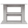 Supporto Acquario 80x35x60cm in Legno ingegnerizzato Grigio Sonoma