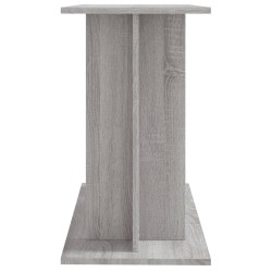 Supporto Acquario 80x35x60cm in Legno ingegnerizzato Grigio Sonoma