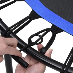 Trampolino da Fitness con Manico e Tappetino di Sicurezza 102cm