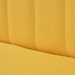 Divano in Stoffa 117x55,5x77 cm Giallo