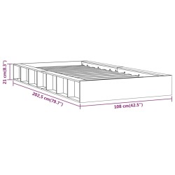 Giroletto 90x200 cm in Legno Massello