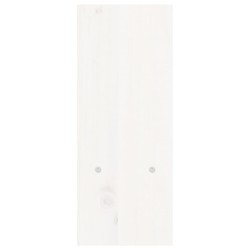 vidaXL Supporto Monitor Bianco (39-72)x17x43 cm Legno Massello di Pino