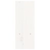 vidaXL Supporto Monitor Bianco (39-72)x17x43 cm Legno Massello di Pino