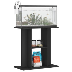 Supporto per Acquario 60x30x60 cm in Legno ingegnerizzato Nero