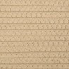 Cestini Portaoggetti 2pz Beige e Bianco Ø28x28 cm in Cotone