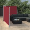    Tenda da Sole Laterale Retrattile Rossa 120x600 cm