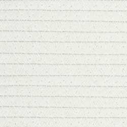 Cestino Portaoggetti con Coperchio Bianco Nero Ø40x35cm Cotone