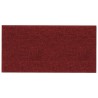   Pannelli Murali 12 pz Rosso Vino 60x30 cm in Tessuto 2,16 m²