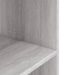 Supporto Acquario 60x30x60cm in Legno ingegnerizzato Grigio Sonoma