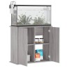 Supporto Acquario 81x36x73cm in Legno ingegnerizzato Grigio Sonoma