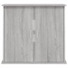 Supporto Acquario 81x36x73cm in Legno ingegnerizzato Grigio Sonoma