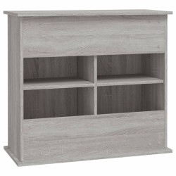 Supporto Acquario 81x36x73cm in Legno ingegnerizzato Grigio Sonoma