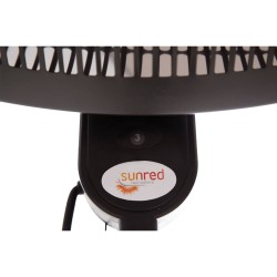 Sunred Radiatore a Piedistallo Electra 2000 W Quarzo Nero SMQ2000A