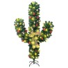 Cactus di Natale con Base e LED Verde 210 cm PVC