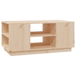 vidaXL Tavolino da Salotto 90x49x40,5 cm in Legno Massello di Pino