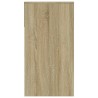 vidaXL Tavolo Consolle Rovere Sonoma 100x39x75 cm in Legno ingegnerizzato