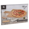 Excellent Houseware Set Taglieri Pizza 3 pz 43x30 cm in Bambù