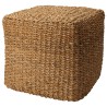 Home&Styling Pouf Quadrato Naturale 40x40x38 cm Giunco