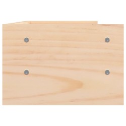 vidaXL Supporto per Monitor 50x24x16 cm in Legno Massello di Pino