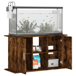 Supporto Acquario 101x41x58 cm in Legno ingegnerizzato Rovere Fumo