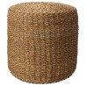 Home&Styling Pouf Rotondo Naturale Ø40x38 cm Giunco