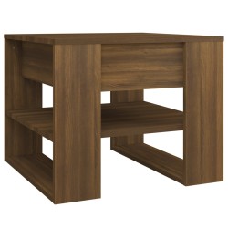 vidaXL Tavolino da Salotto Marrone 55,5x55x45 cm Legno ingegnerizzato