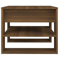 vidaXL Tavolino da Salotto Marrone 55,5x55x45 cm Legno ingegnerizzato