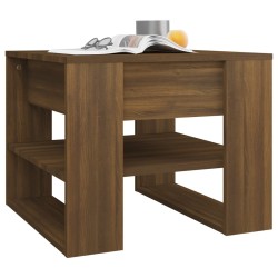 vidaXL Tavolino da Salotto Marrone 55,5x55x45 cm Legno ingegnerizzato