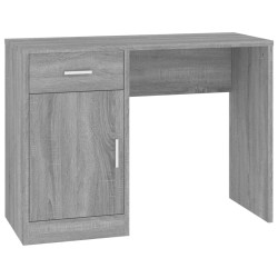 vidaXL Scrivania Cassetto grigio sonoma 100x40x73cm Legno ingegnerizzato